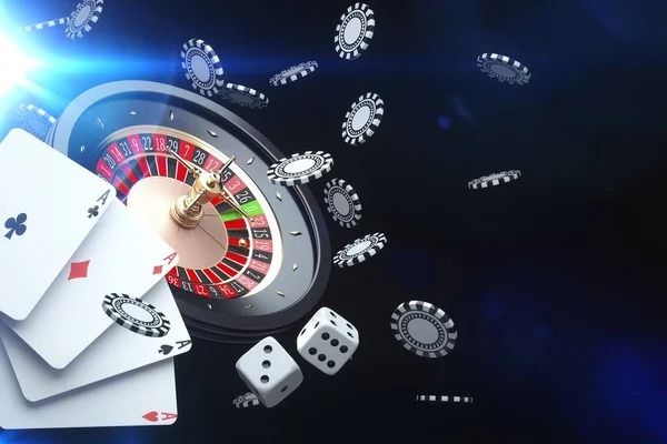 Three Card Poker payout display showing ante and play bet results
